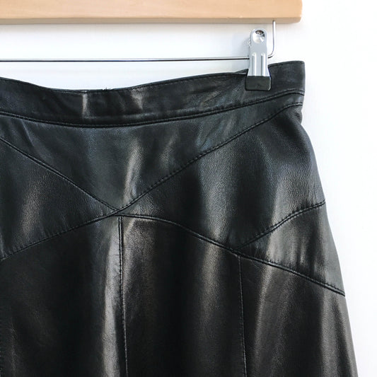 Vintage Bagatelle leather maxi skirt - size Small