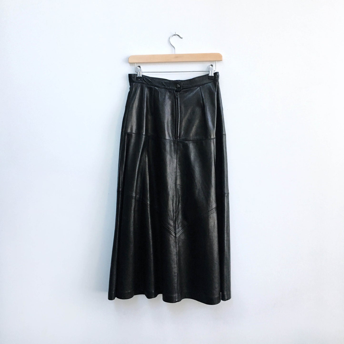 Vintage Bagatelle leather maxi skirt - size Small