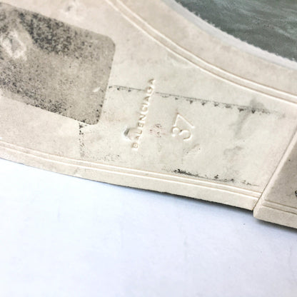 Balenciaga Paris leather loafer wedge - size 37