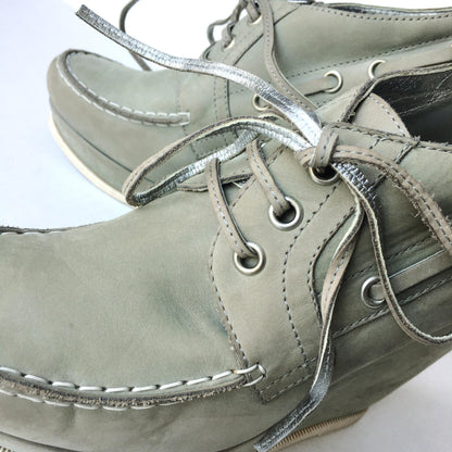 Balenciaga Paris leather loafer wedge - size 37