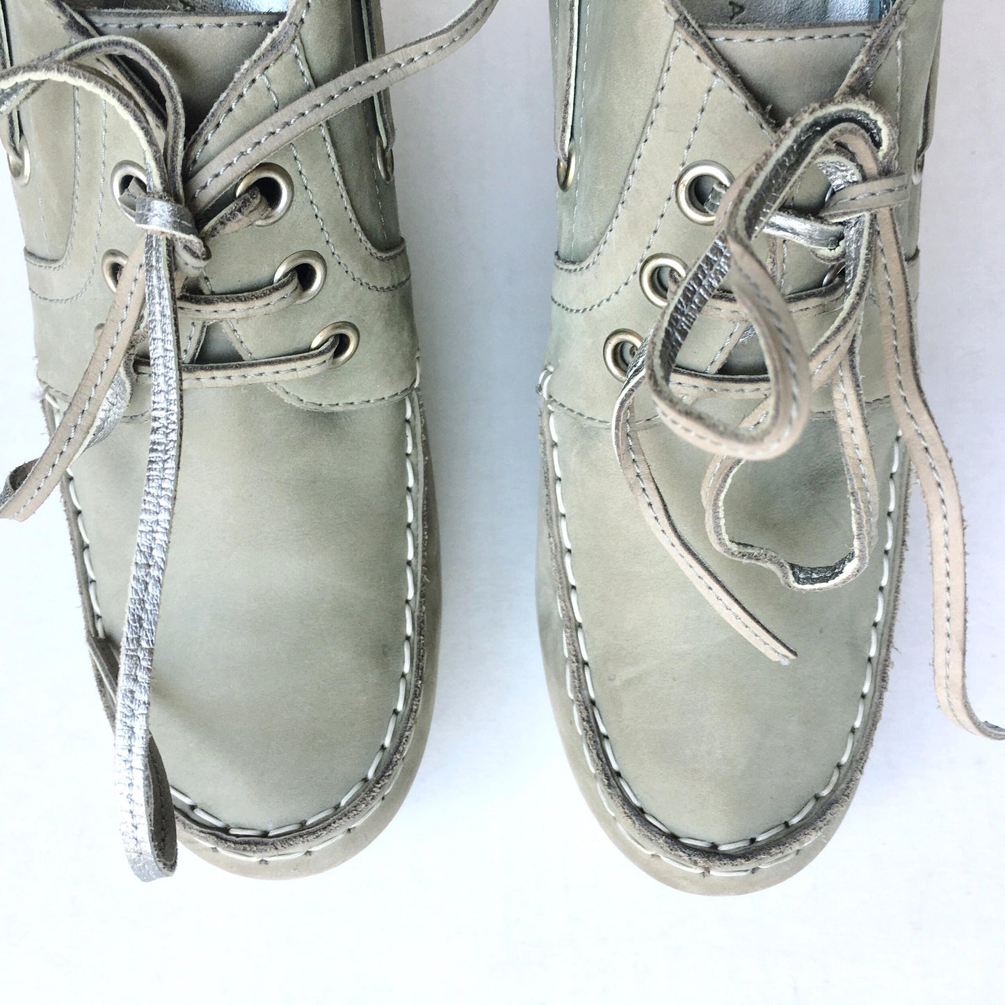 Balenciaga Paris leather loafer wedge - size 37