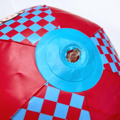 vintage y2k paul frank checkered beach ball - 12"