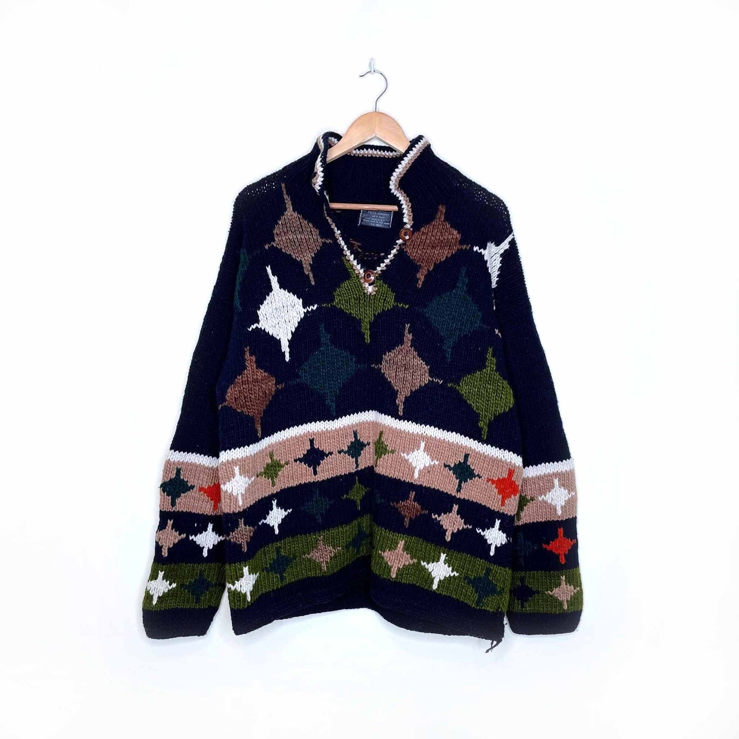 balta imports vintage 100% wool pullover - one size