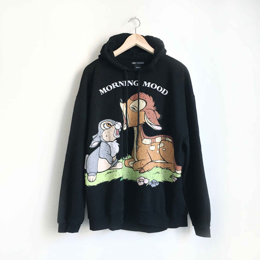 Zara x Disney Bambi hooded sweatshirt - size Medium