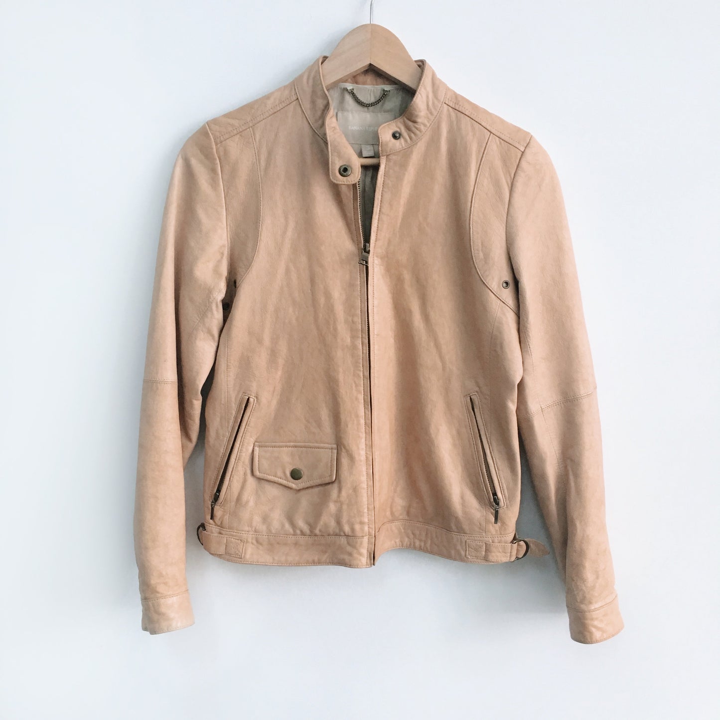 Banana Republic Leather Moto Jacket - size xs