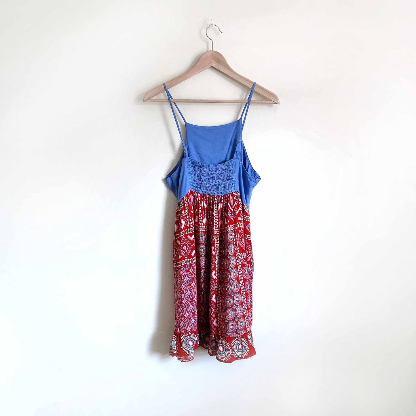Patrons of Peace embroidered boho sun dress - size Small