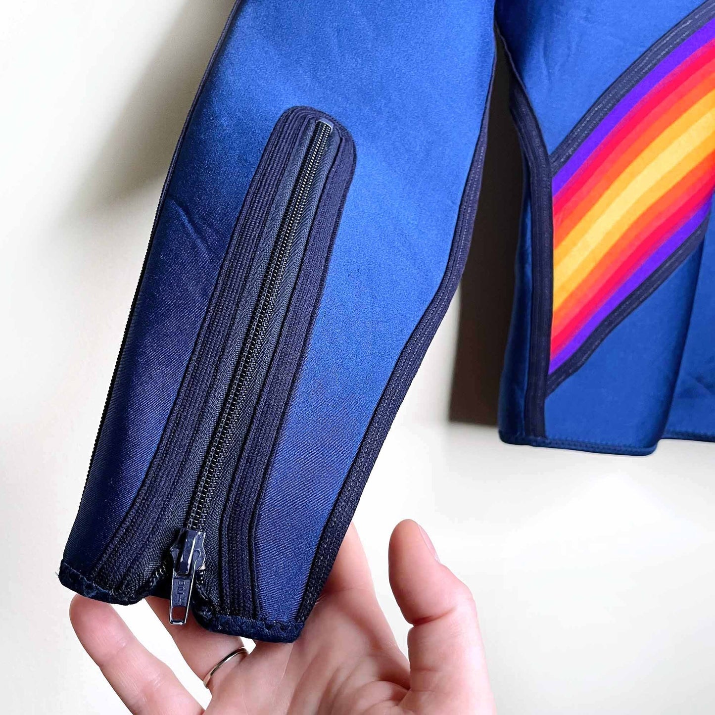 bare rainbow long sleeve wetsuit top - size medium