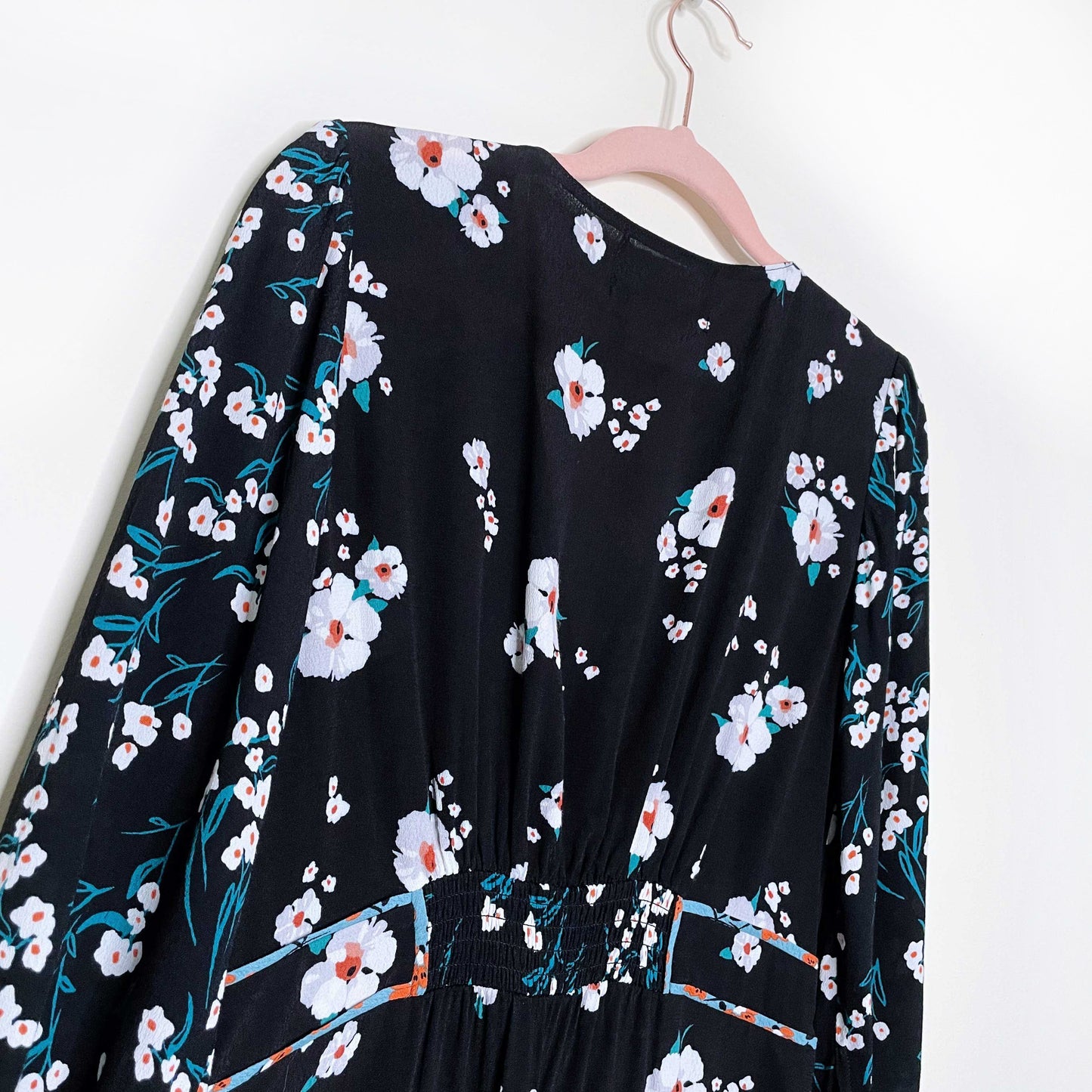 ba&sh floral belize noir dress - size 0