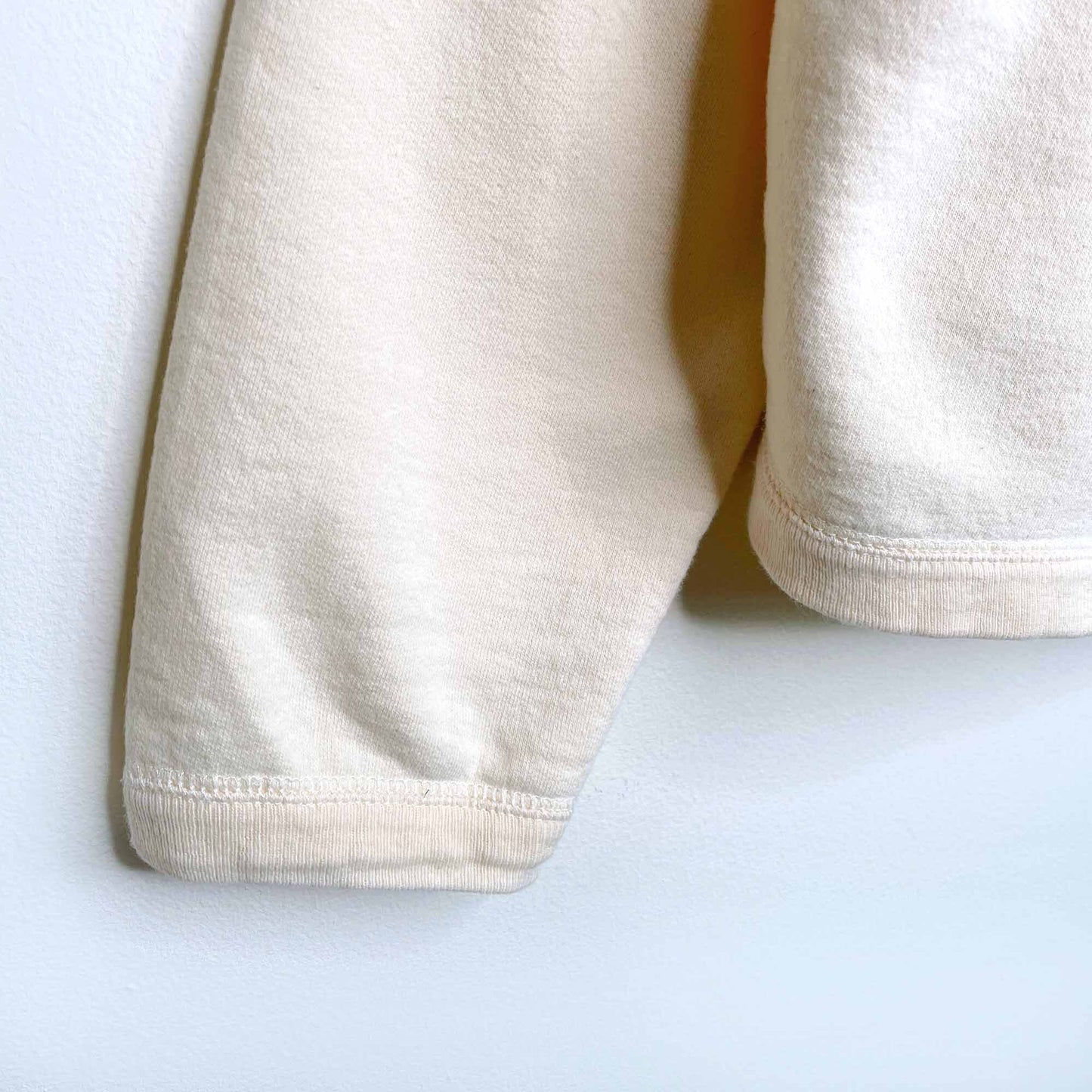 vintage bayou cotton zip-up sweatshirt - size medium