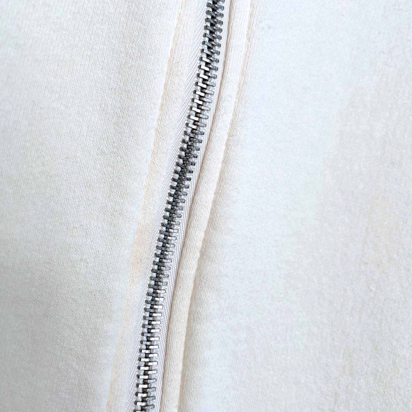 vintage bayou cotton zip-up sweatshirt - size medium