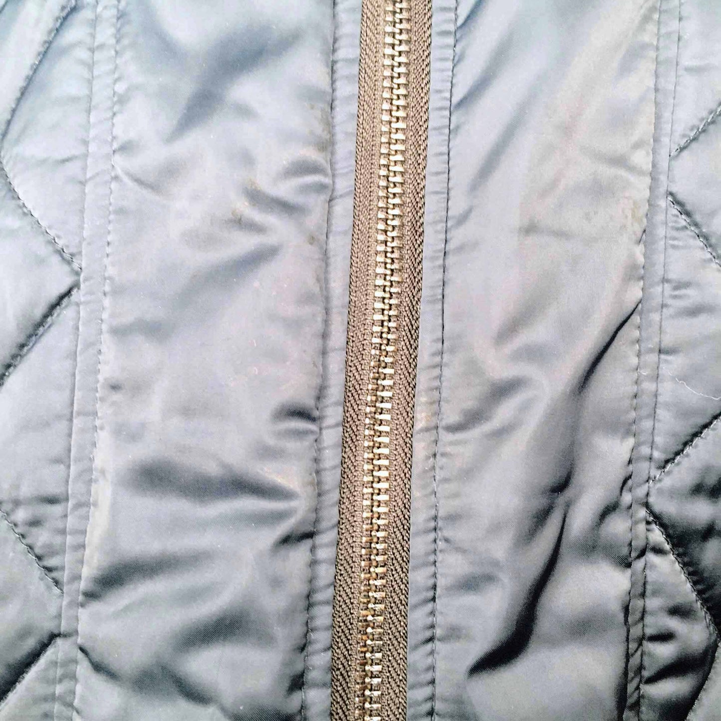 BCBGeneration collarless quilted jacket with faux fur lining - size xs