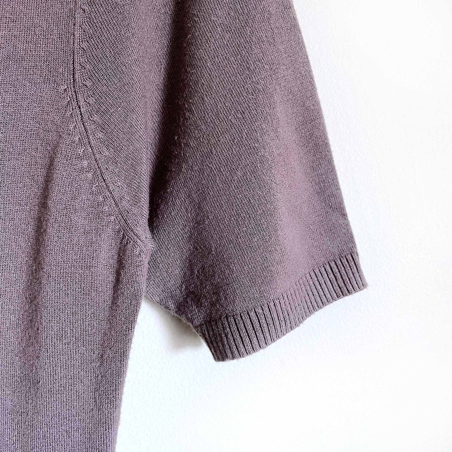 nwt BCBG short sleeve twisted knit v-neck dress - size Large