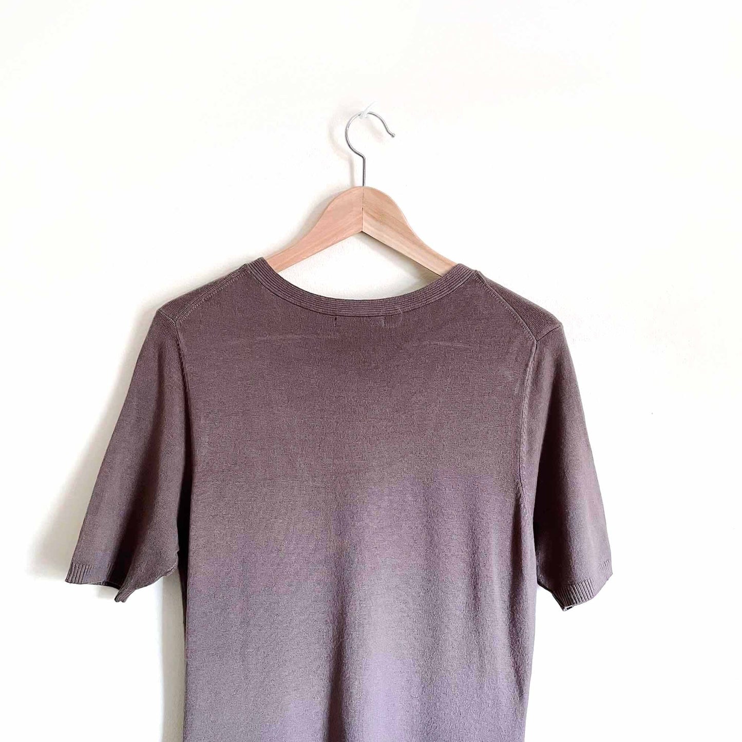 nwt BCBG short sleeve twisted knit v-neck dress - size Large