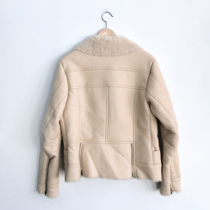 BCBGMAXAZRIA Carlton Aviator Jacket - size xs