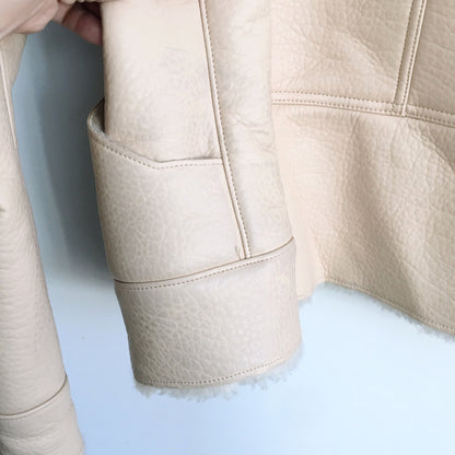 BCBGMAXAZRIA Carlton Aviator Jacket - size xs