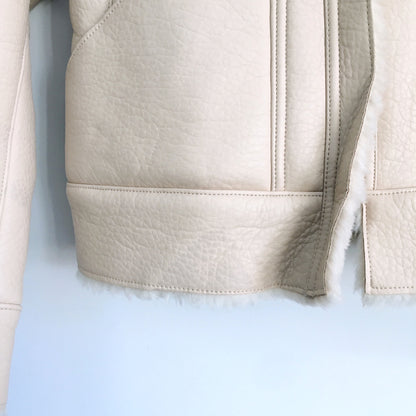 BCBGMAXAZRIA Carlton Aviator Jacket - size xs