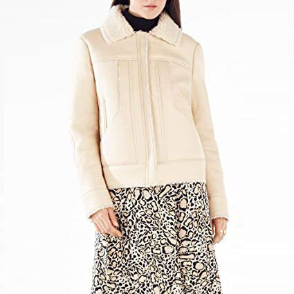 BCBGMAXAZRIA Carlton Aviator Jacket - size xs