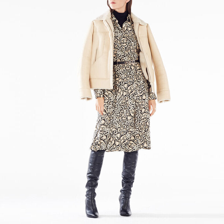 BCBGMAXAZRIA Carlton Aviator Jacket - size xs