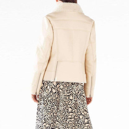 BCBGMAXAZRIA Carlton Aviator Jacket - size xs