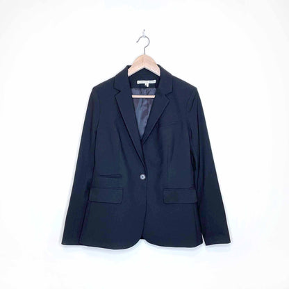 veronica beard black double breasted wool jacket - size 6