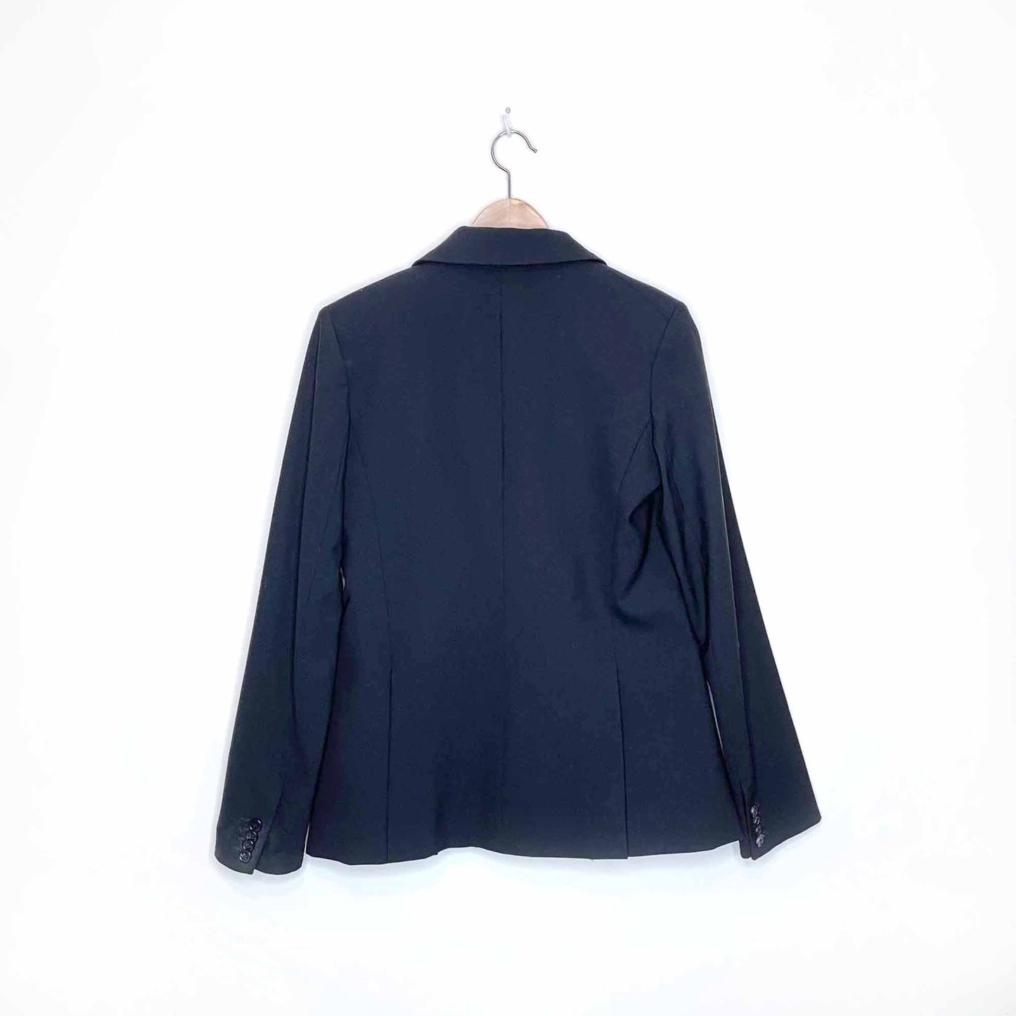 veronica beard black double breasted wool jacket - size 6