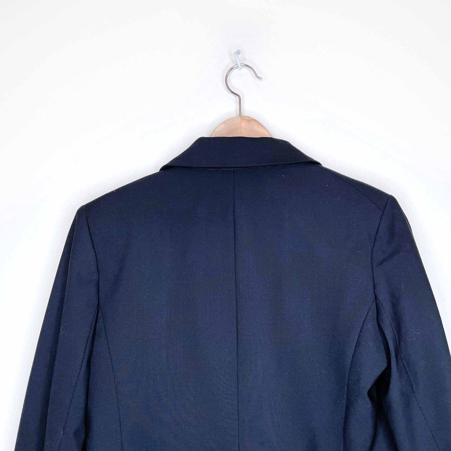 veronica beard black double breasted wool jacket - size 6