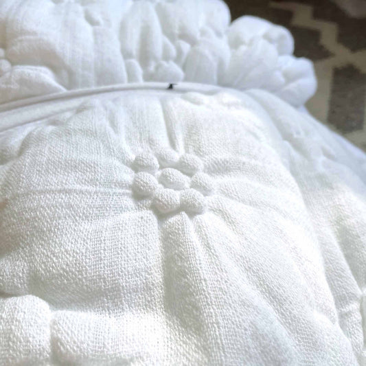 nwt artistic accents 100% cotton texture boho queen comforter set