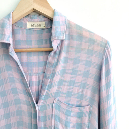 Bella Dahl plaid button down - size Medium