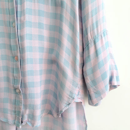 Bella Dahl plaid button down - size Medium