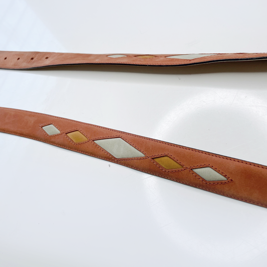 vintage orrogho leather southwestern belt