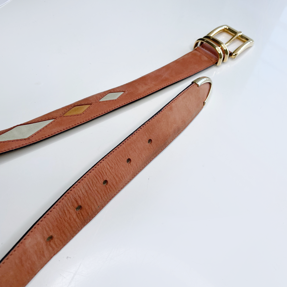 vintage orrogho leather southwestern belt