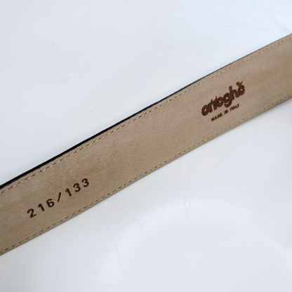 vintage orrogho leather southwestern belt