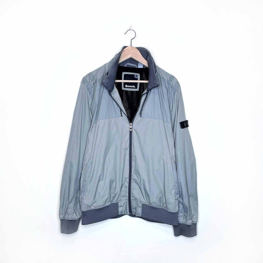 bench grey lined utility bomber jacket - size xl