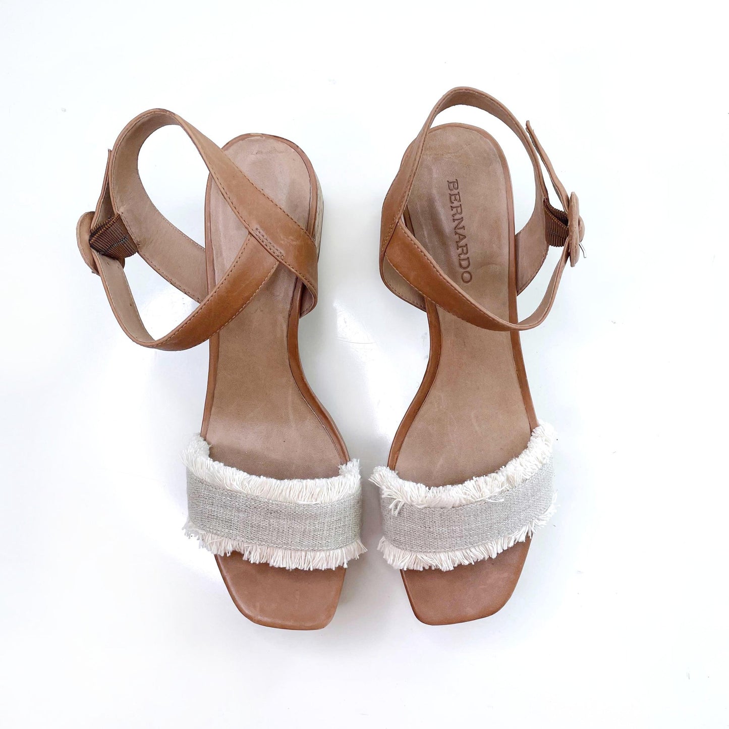 bernardo regan platform sandal heels - size 11