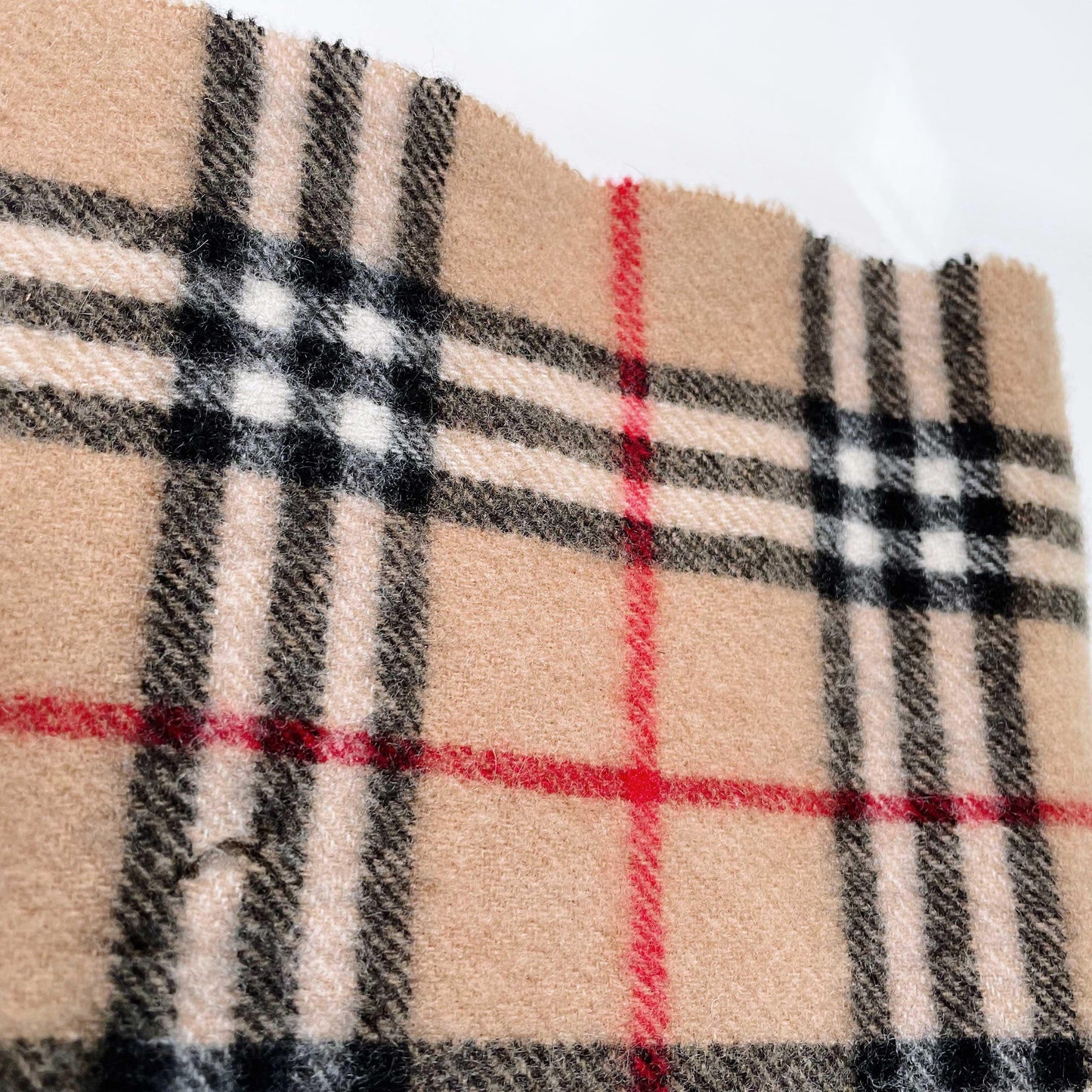 vintage burberrys cashmere-wool nova check scarf