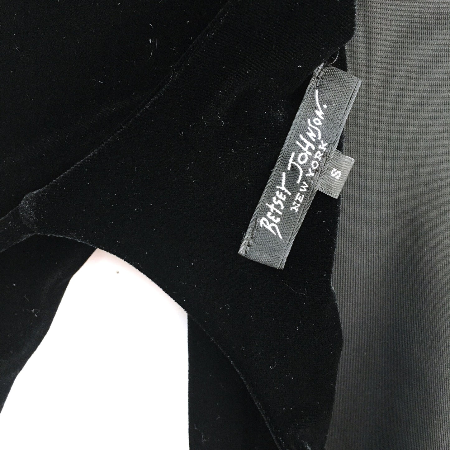 Betsey Johnson Velvet Tie-up Top - size Small