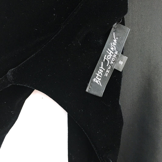 Betsey Johnson Velvet Tie-up Top - size Small