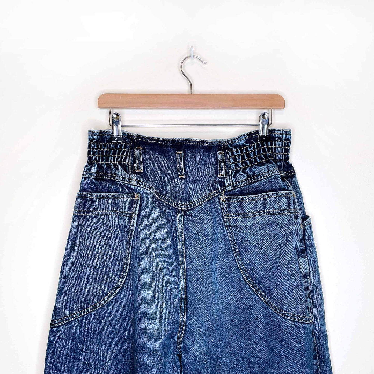 vintage bill blass ultra high rise tapered jeans - size 12