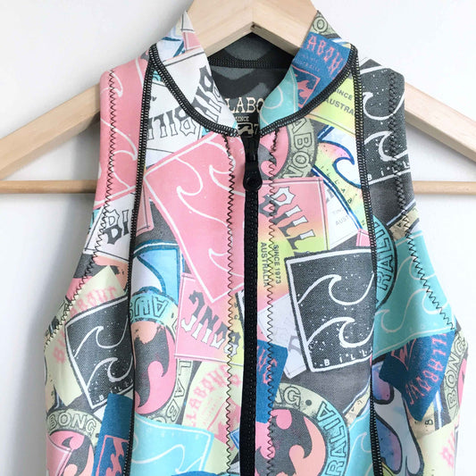 Billabong Heritage Surf Capsule neoprene vest - size 4