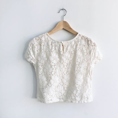 Billabong Lace Crop - Designer's Closet - size Small