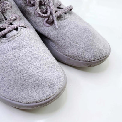 allbirds wool light grey sneakers - size 7