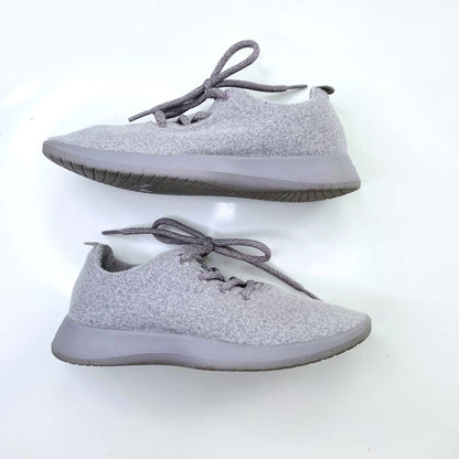 allbirds wool light grey sneakers - size 7