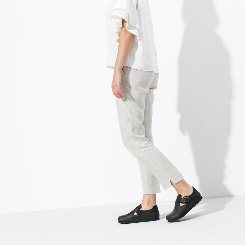 birkenstock black london sandal clogs shoes - size 36