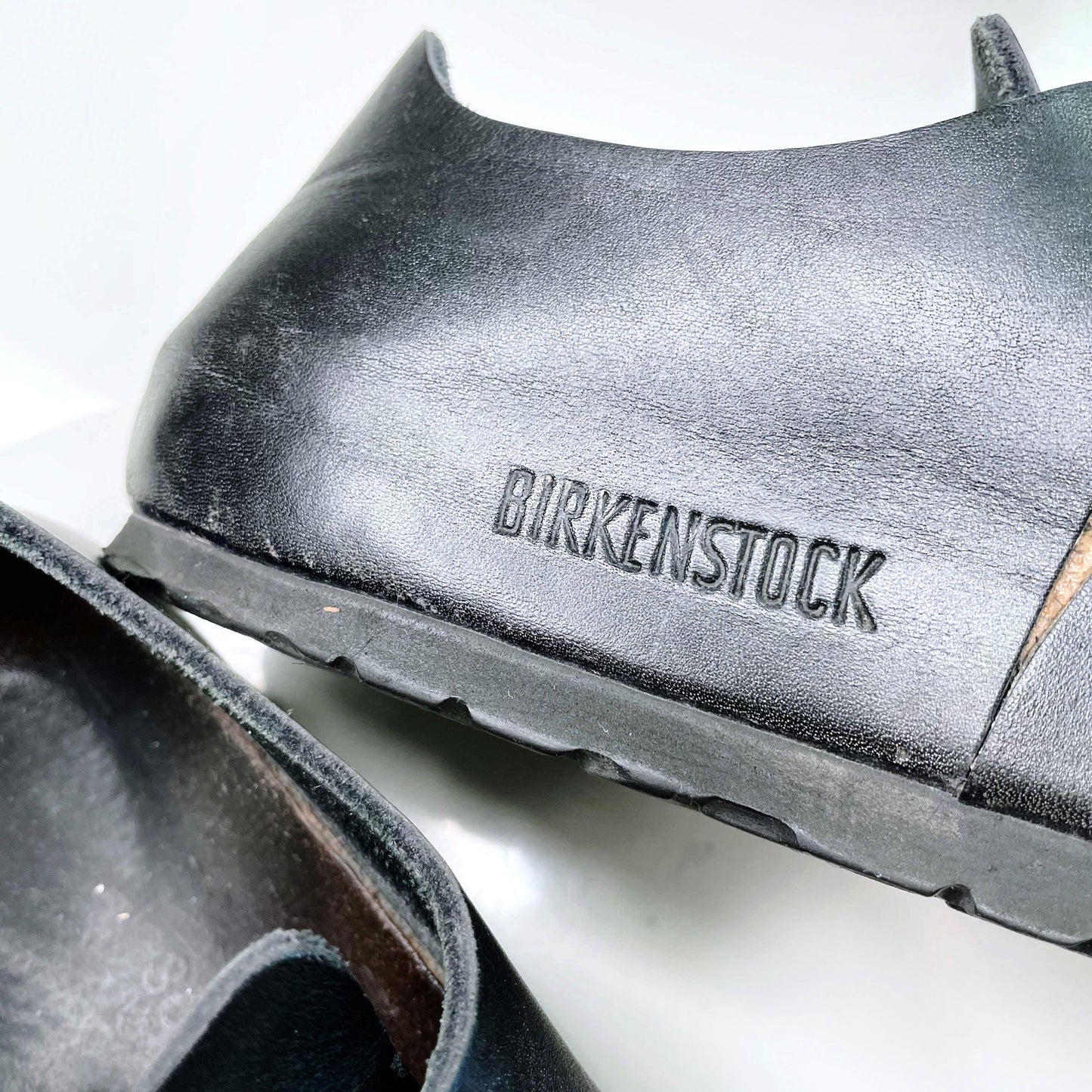 birkenstock black london sandal clogs shoes - size 36