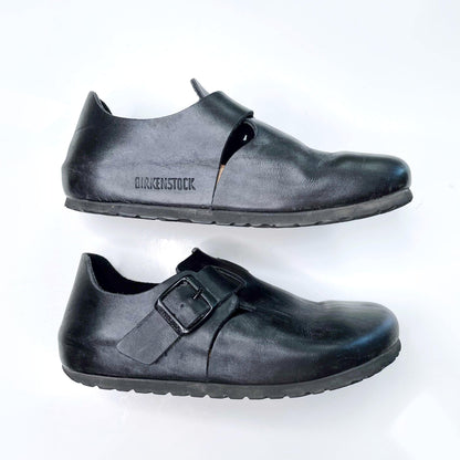 birkenstock black london sandal clogs shoes - size 36