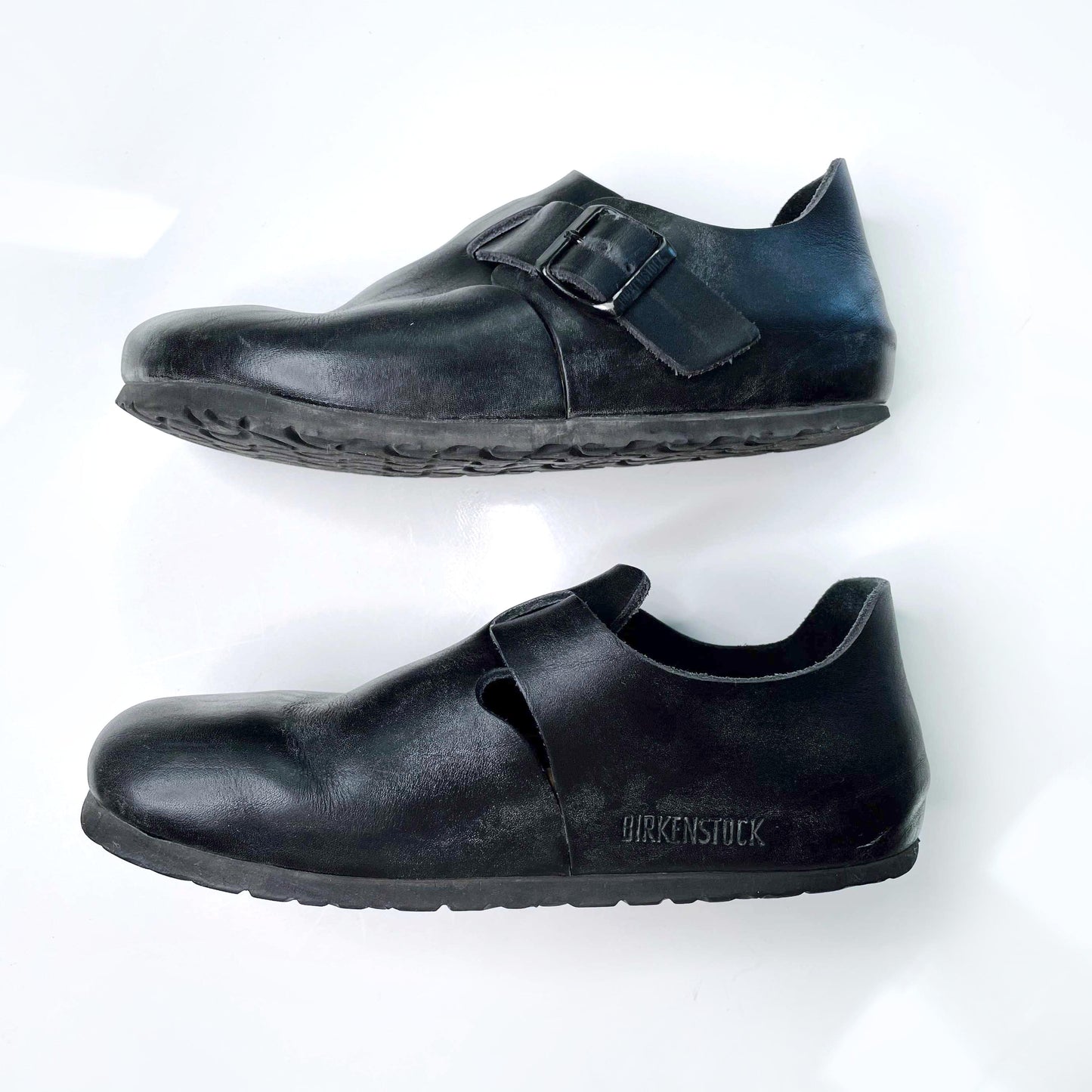 birkenstock black london sandal clogs shoes - size 36