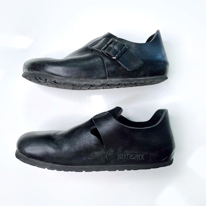 birkenstock black london sandal clogs shoes - size 36