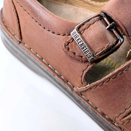 birkenstock leather fisherman sandals - size 37