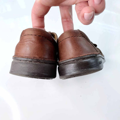 birkenstock leather fisherman sandals - size 37