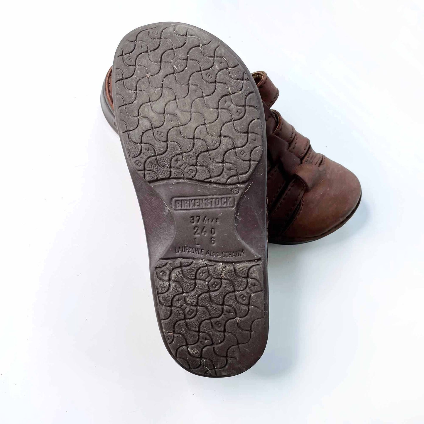 birkenstock leather fisherman sandals - size 37